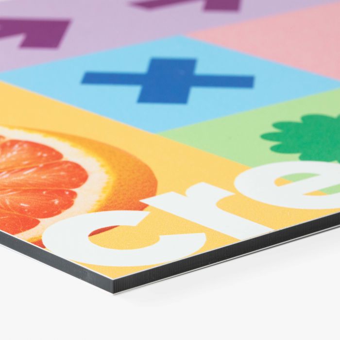 Dibond met print op folie