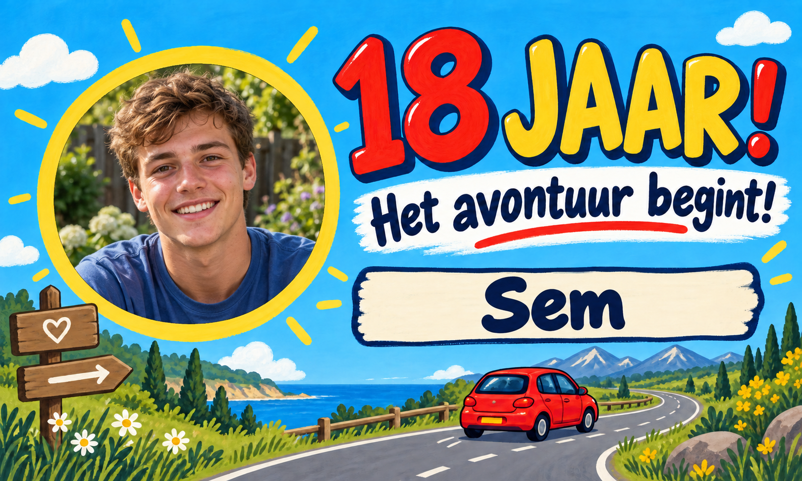 18 jaar spandoek