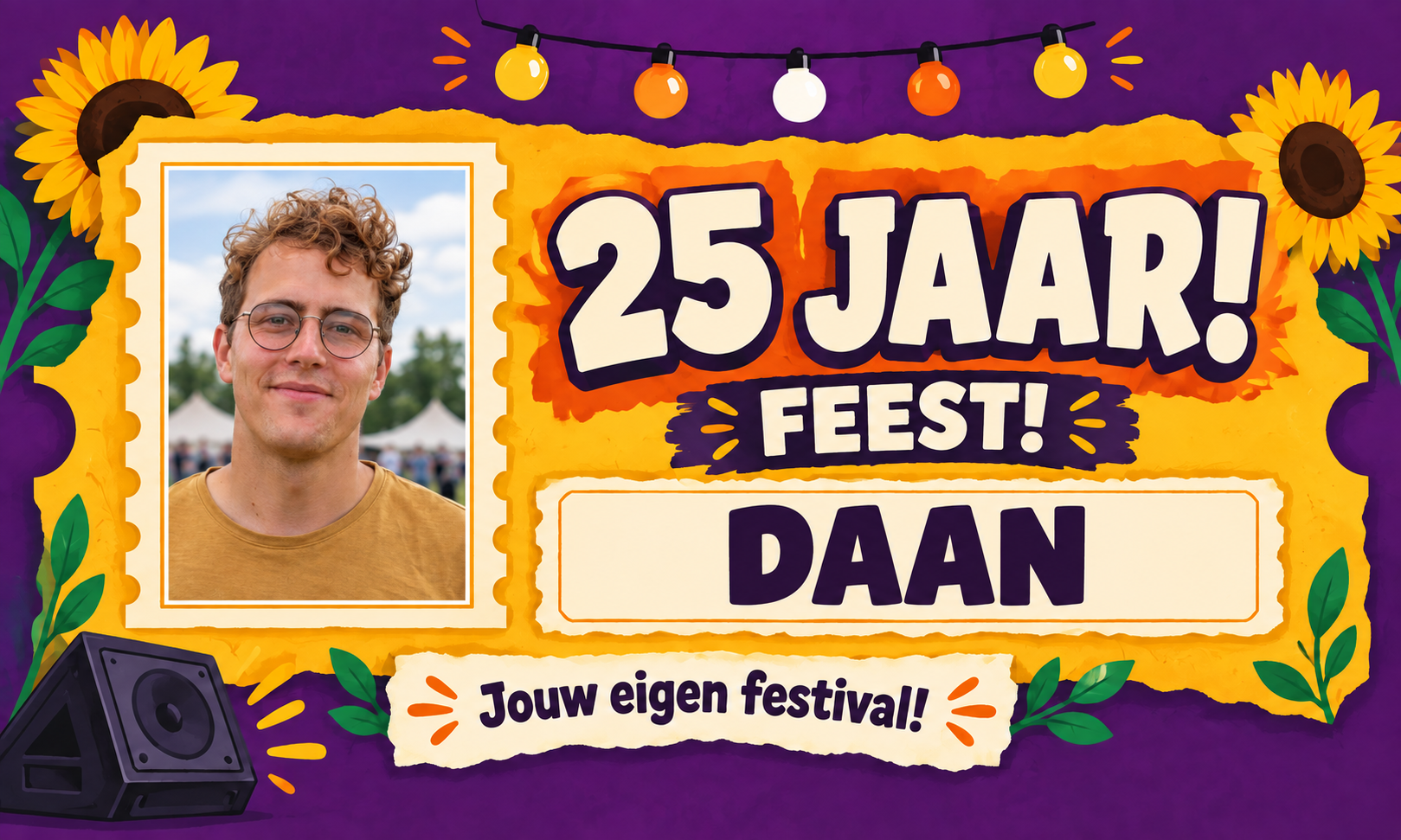 25 jaar spandoek