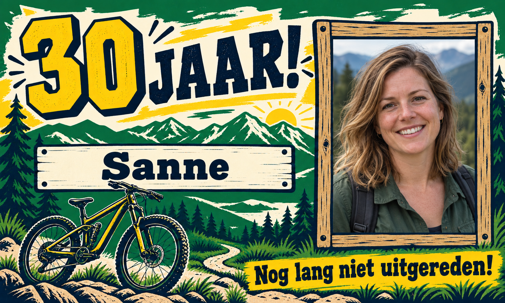 30 jaar spandoek