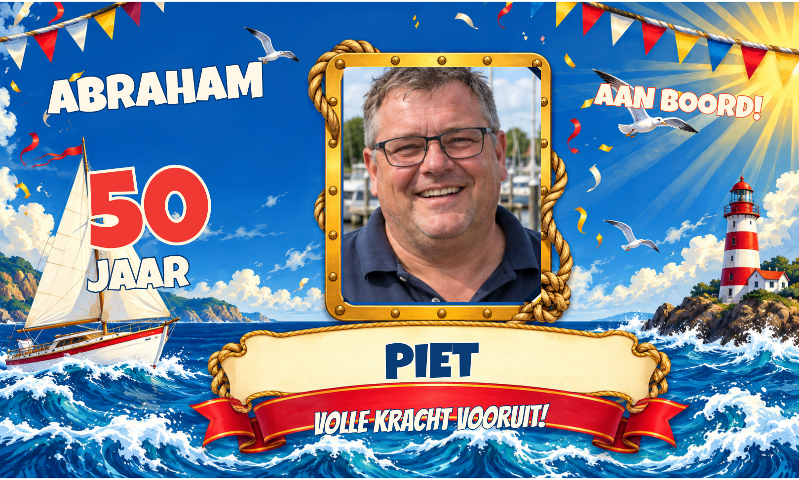 Spandoek Abraham · Varen met eigen tekst