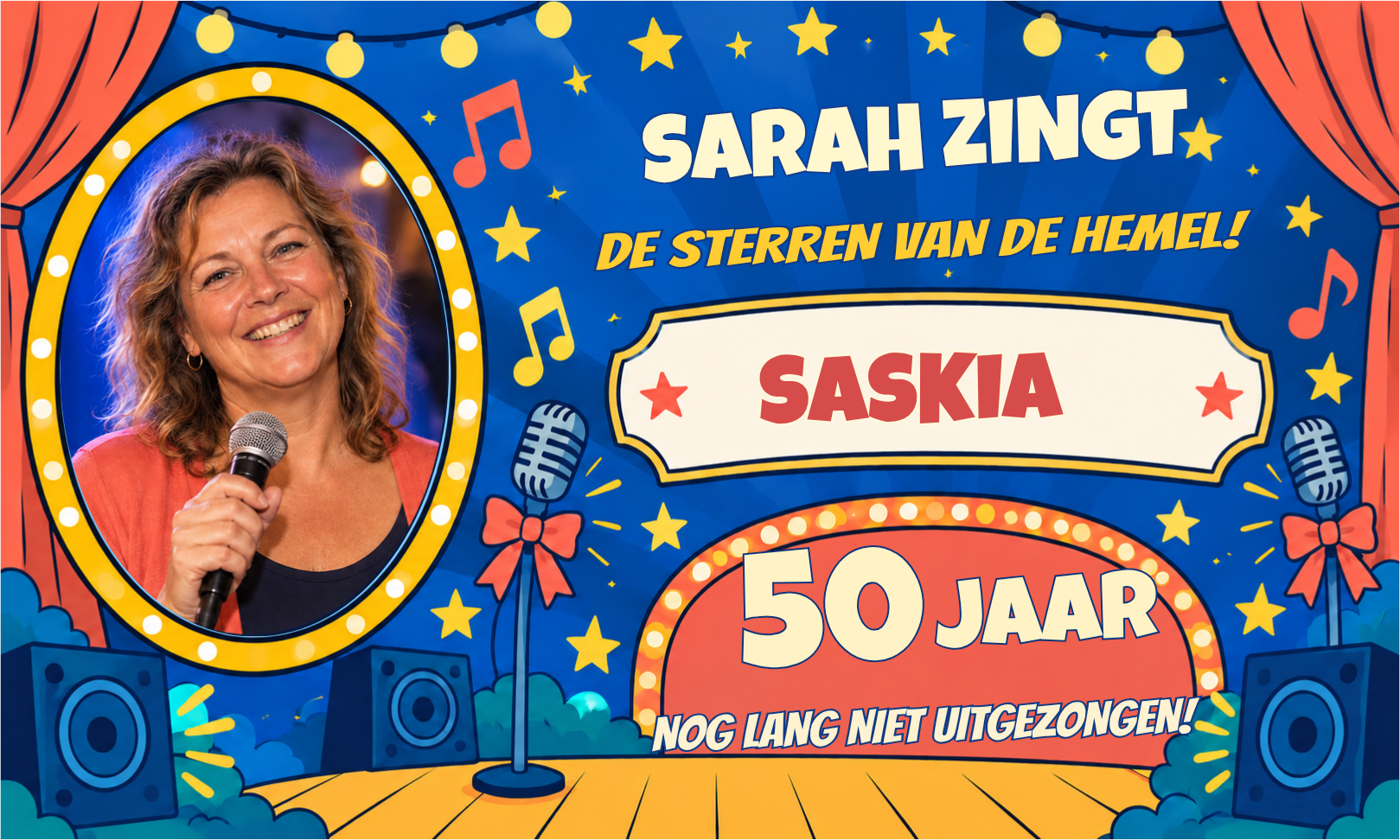 Spandoek Sarah · Zingen met eigen tekst