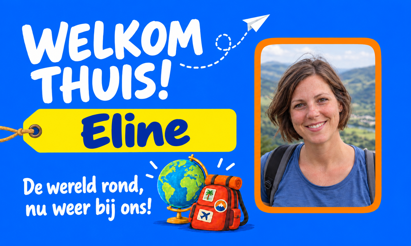 Welkom thuis themaspandoek