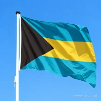 Bahamaanse vlag aan een mast