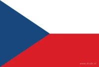 De Tsjechische vlag heeft een witte bovenbaan, een rode onderbaan en een blauwe driehoek aan de hijszijde.