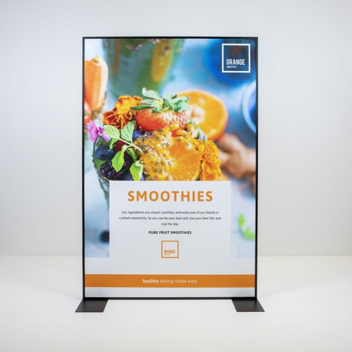 Vrijstaand textielframe
