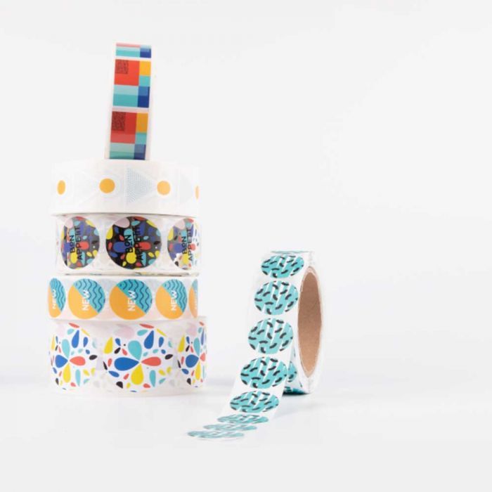 Stickers op rol - standaardformaten