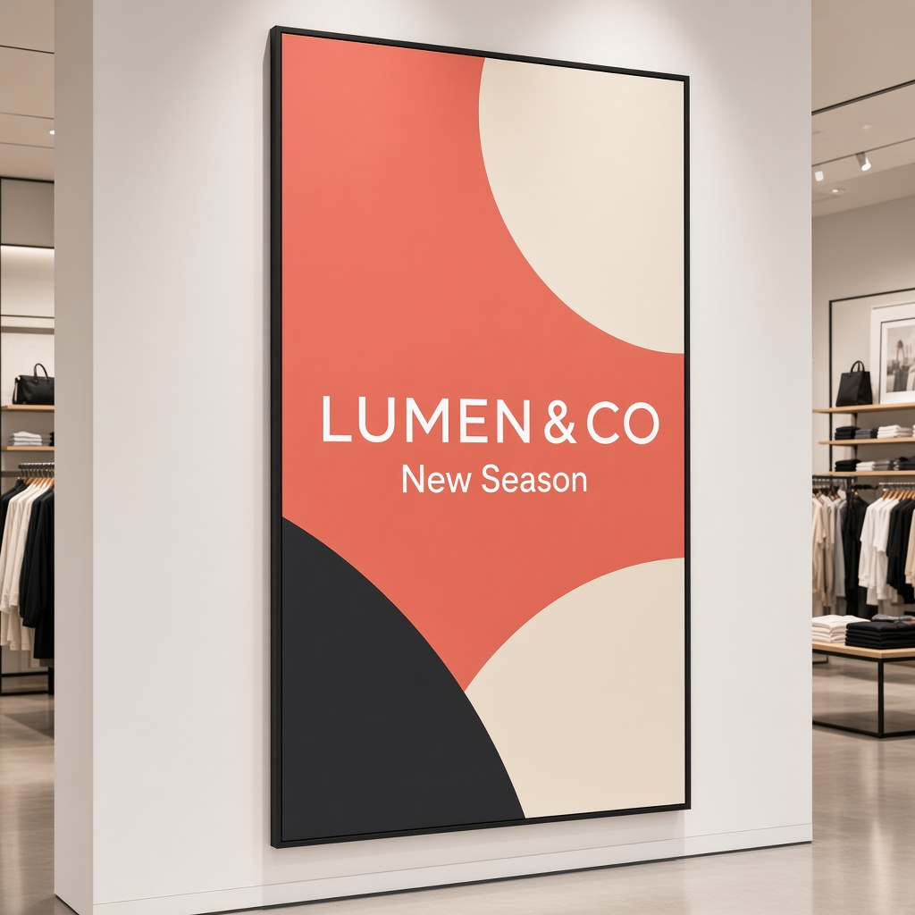Wandframe retail brand wall