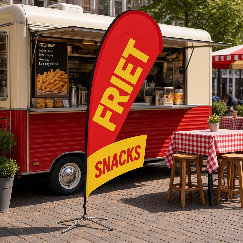 Beachflag foodtruck
