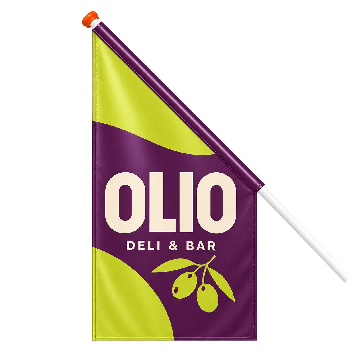 Kioskvlag met tunnel – OLIO Deli & Bar